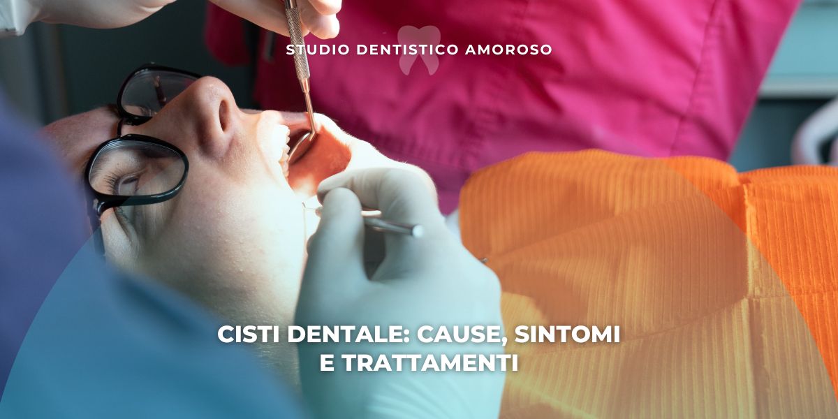 Ragazza che fa un controllo per le cisti dentali